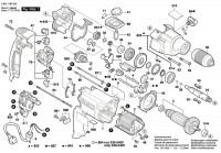 Bosch 0 601 19B 541 GSB 20-2 RE Percussion Drill 110 V / GB Spare Parts GSB20-2RE